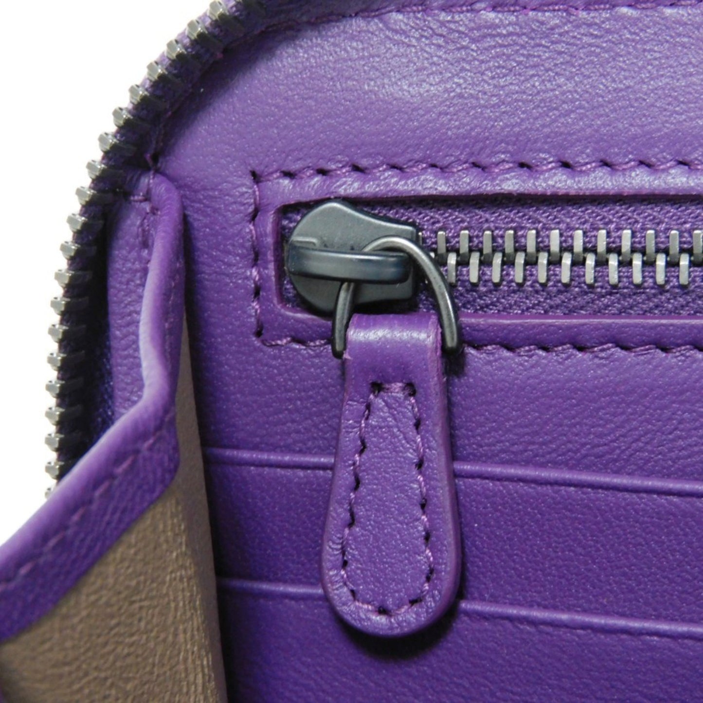 Bottega Veneta Long Wallet Zip Around Nappa Round Intrecciato Mona Lisa 518389 V001N 5213