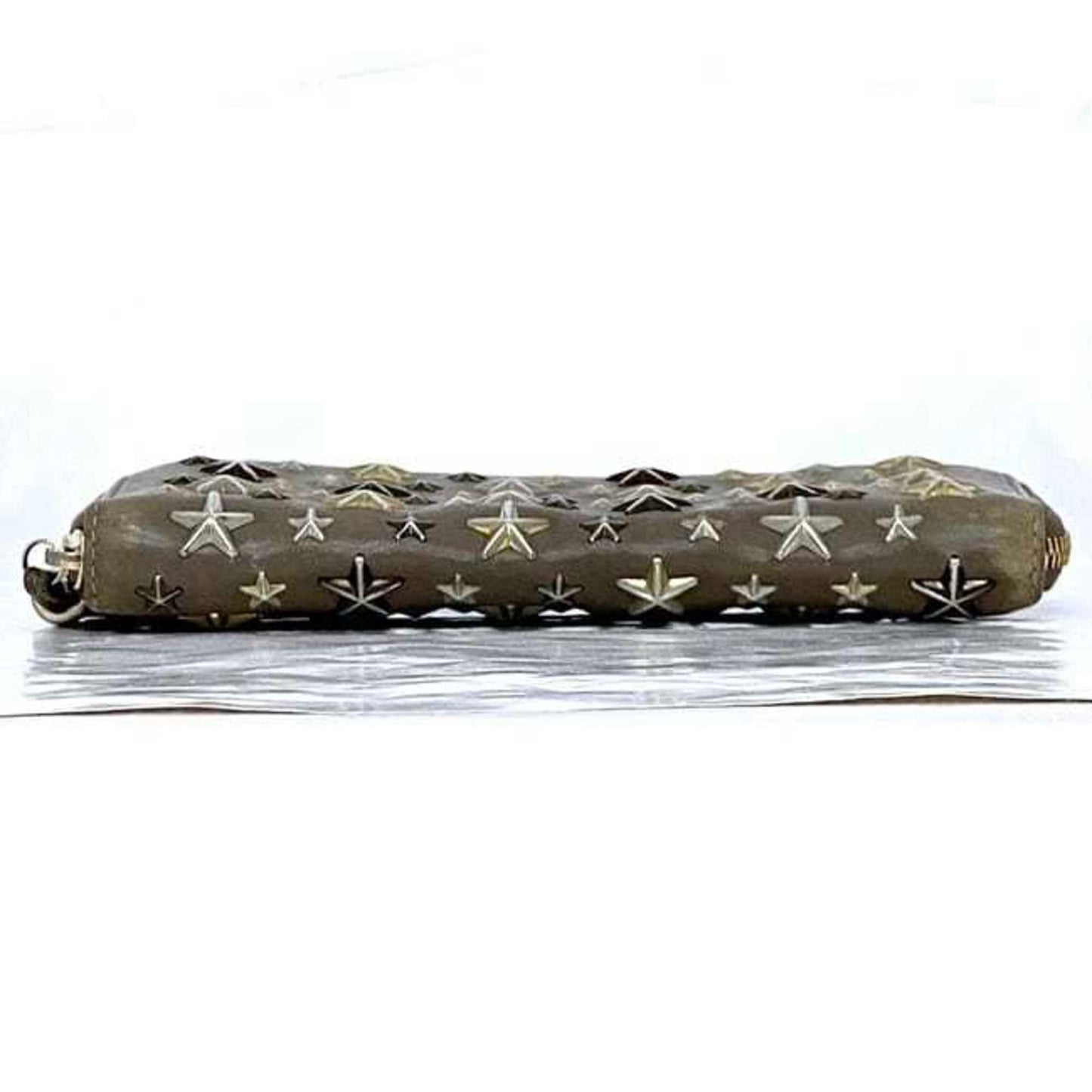 Jimmy Choo Round Long Wallet Ec-22525 Beige Filipa Leather 2Jk4Fz Jimmy Choo Star Studs
