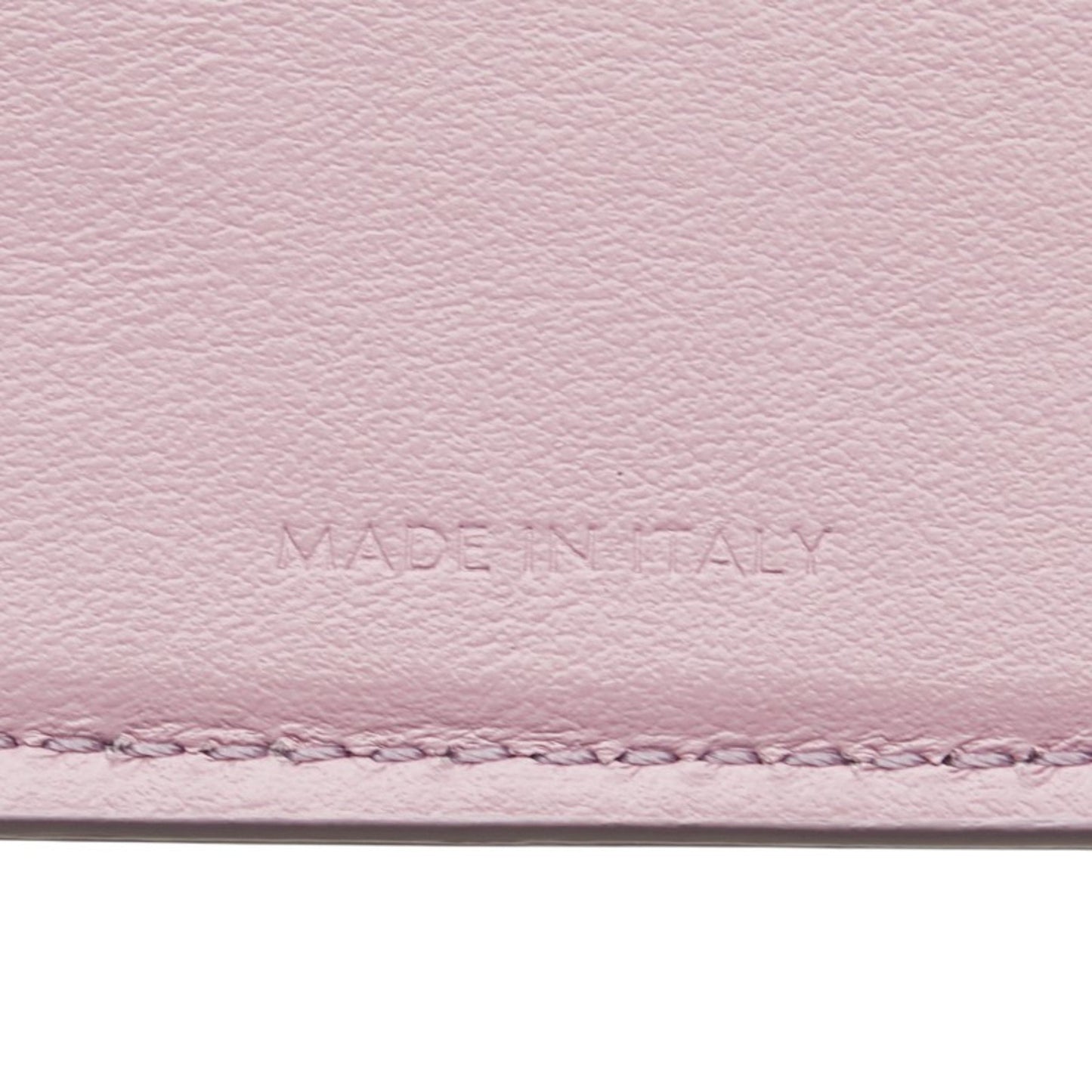 Celine Small Trifold Wallet In Pink Leather