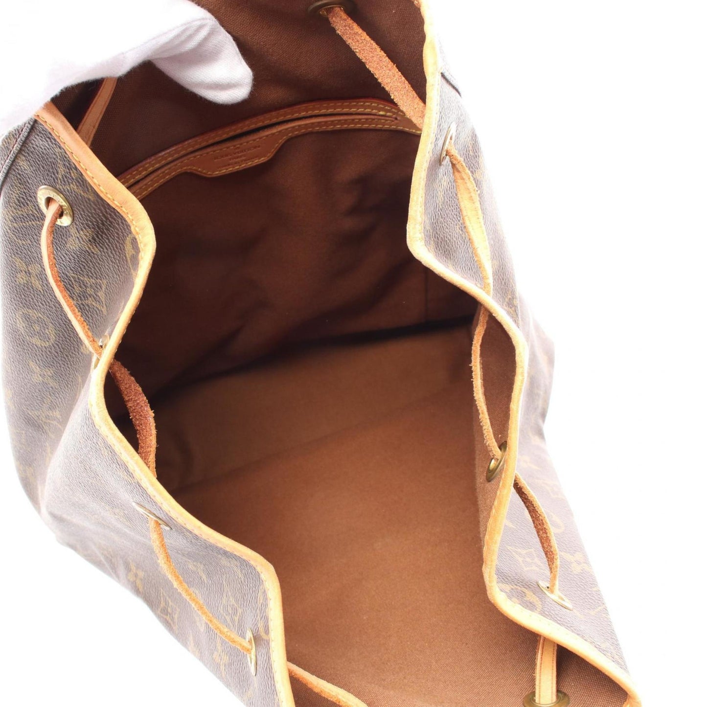 Louis Vuitton Montsouris Gm Backpack Bag Coated Canvas Leather Monogram
