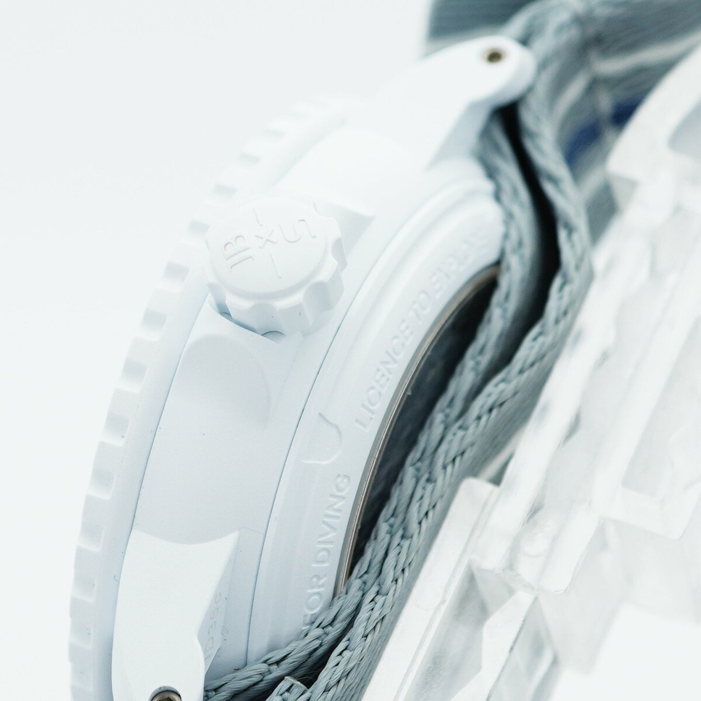 Swatch X Blancpain Fifty Fathoms So35S100 White Dial