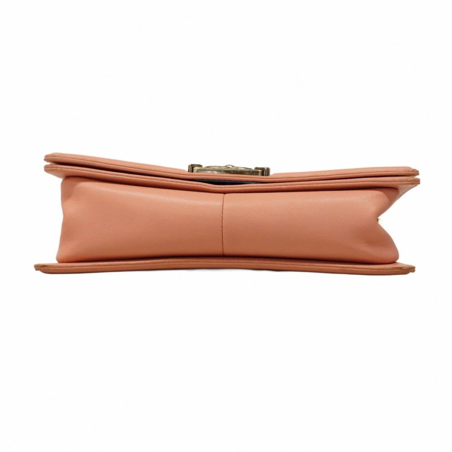 Chanel Shoulder Bag Boy Chain Lambskin Pink