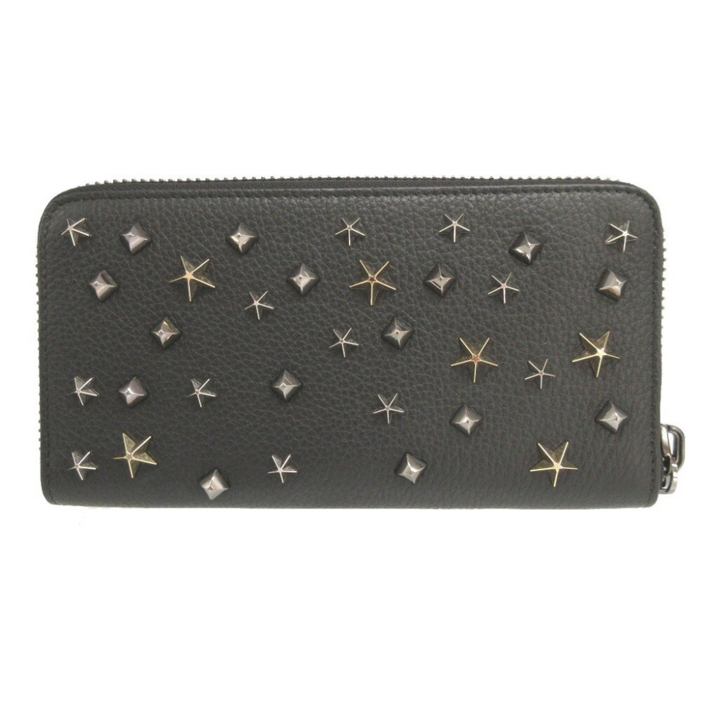 Christian Louboutin Panettone Studded Leather Black Round Long Wallet 0121Christian