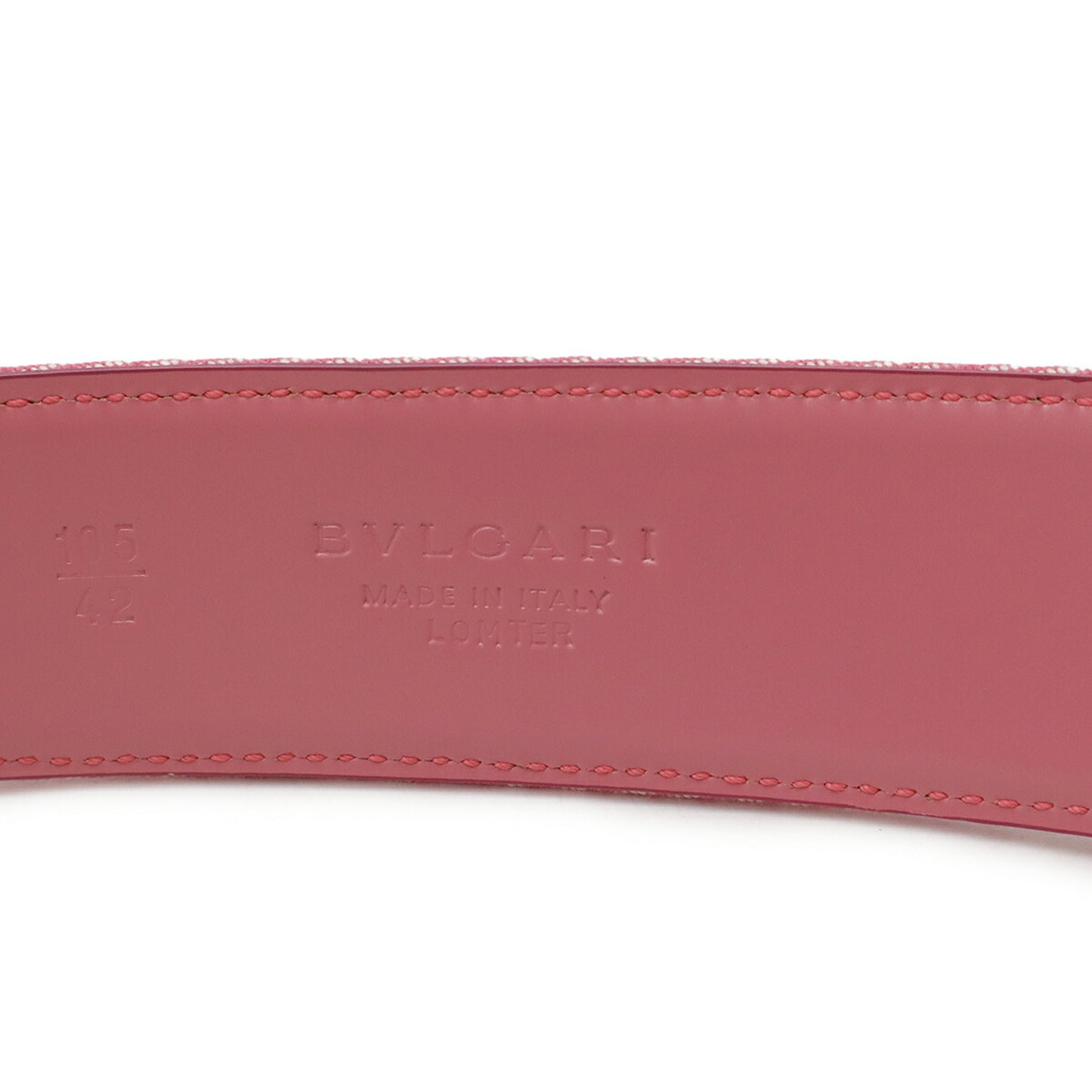 Bvlgari Bvlgari Mania Belt Round Buckle Canvas