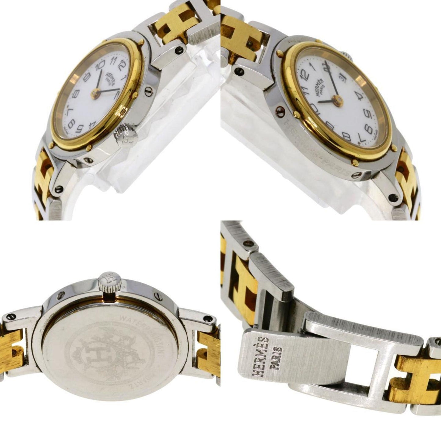Hermes Clipper Watch Stainless Steel Ssxgp