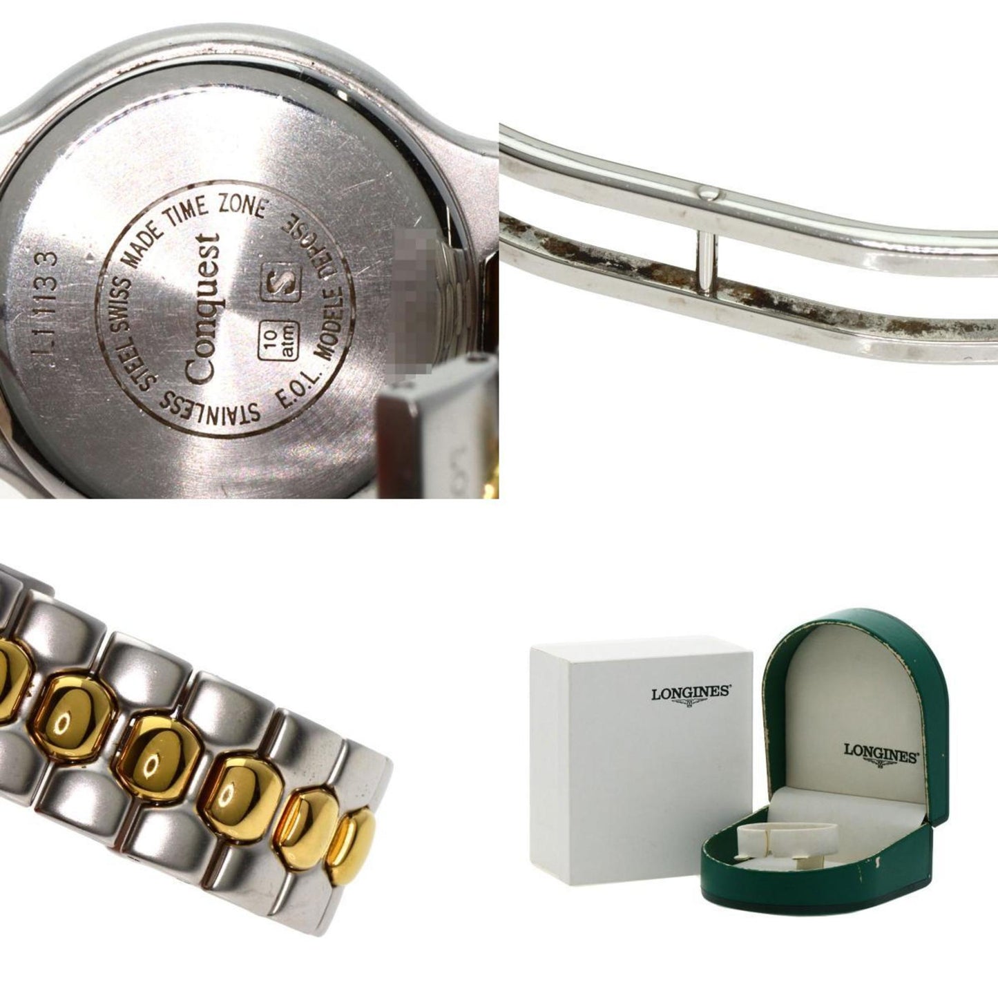 Longines L1.113.3 Conquest Watch Stainless Steel Gp