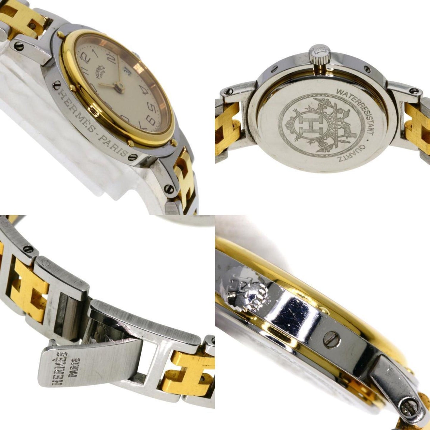 Hermes Clipper Watch Stainless Steel Ssxgp