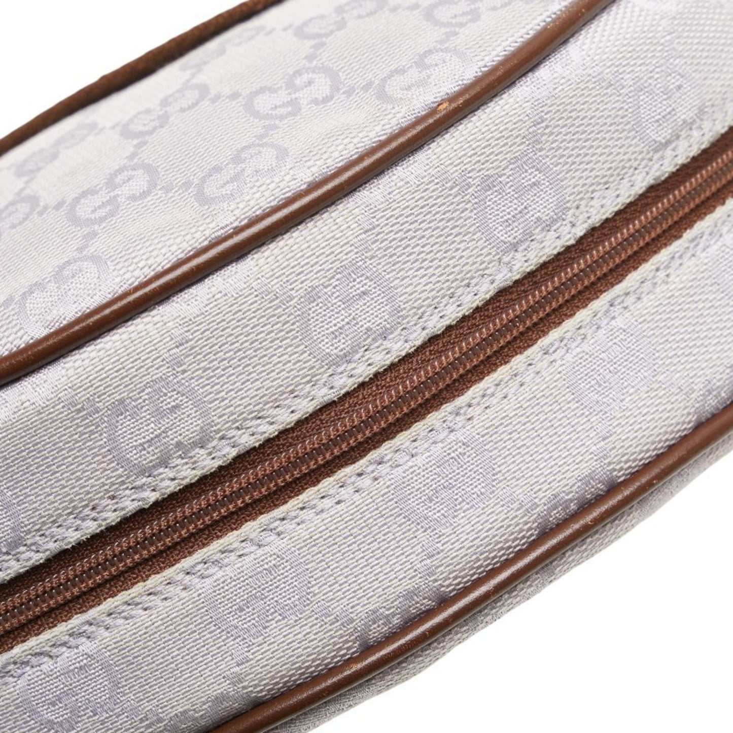 Gucci Gg Canvas Shoulder Bag/Pouch 90781 Purple/Brown