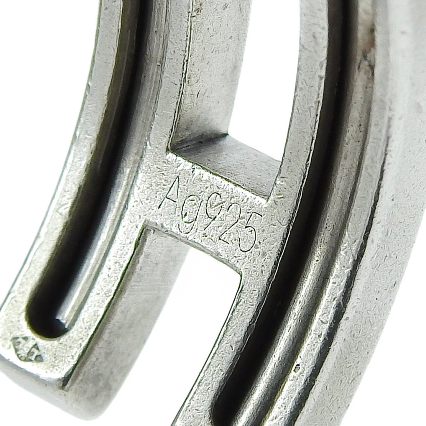 Hermes Hermes H Logo Key Ring Holder Ag925 Silver