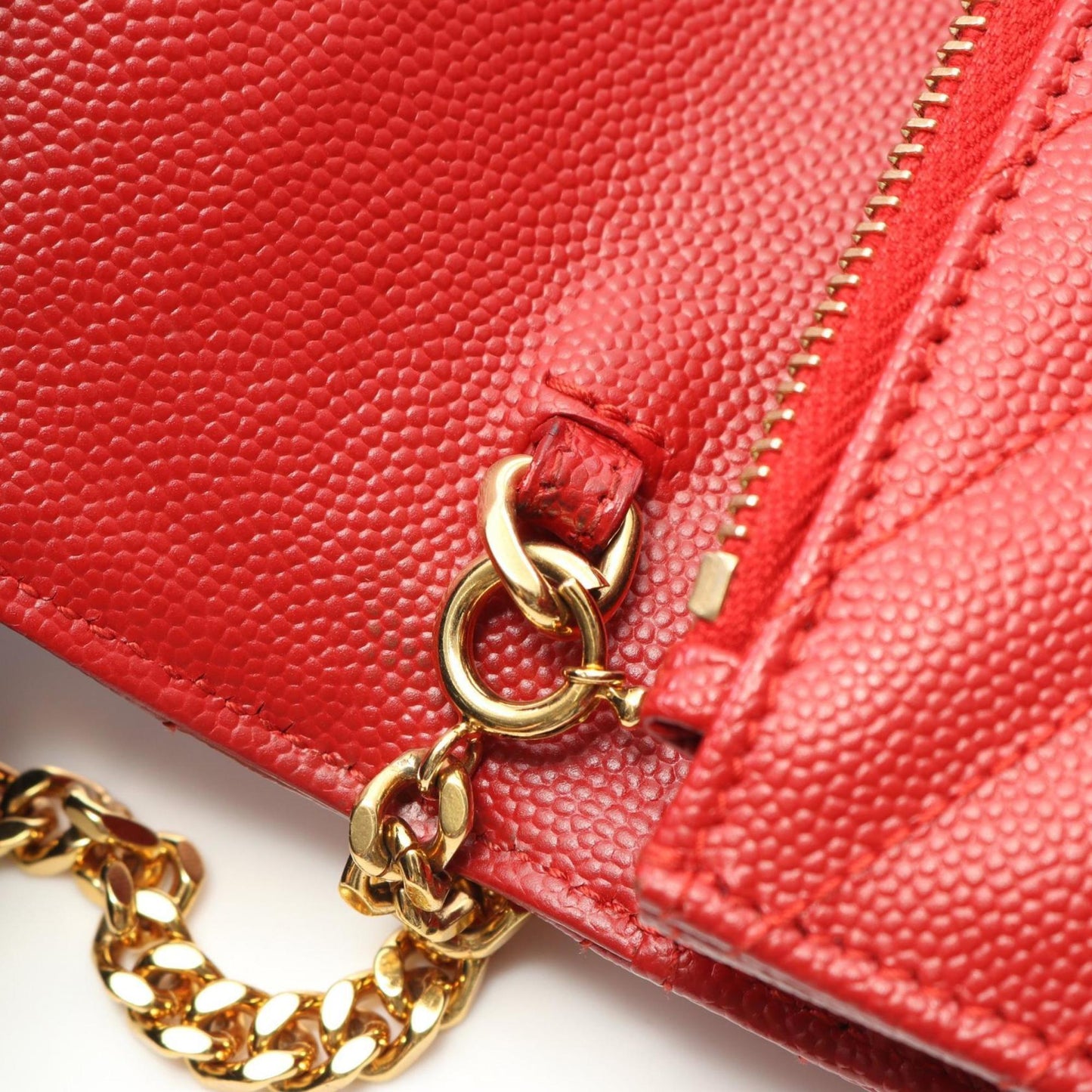 Saint Laurent Monogram Envelope Shoulder Bag In Calfskin Leather