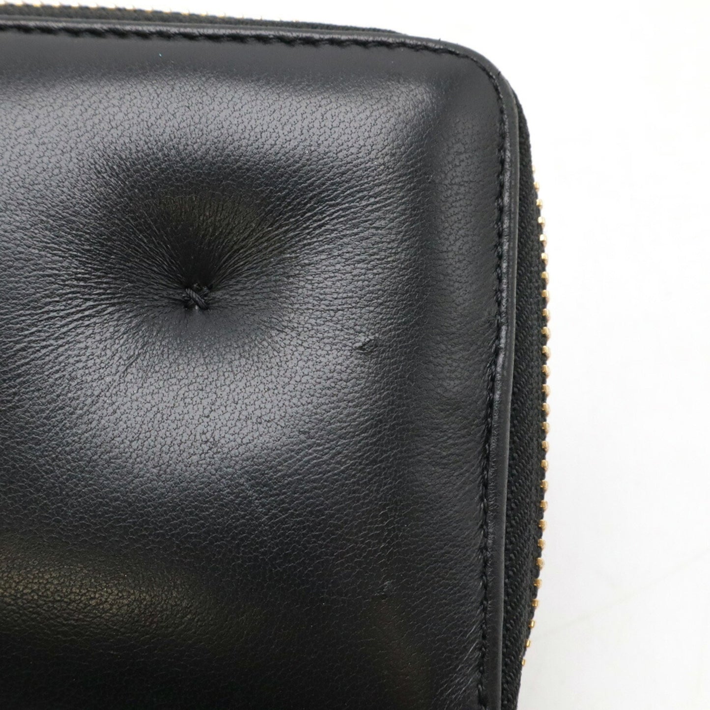 Anya Hindmarch Chubby Round Long Wallet In Leather