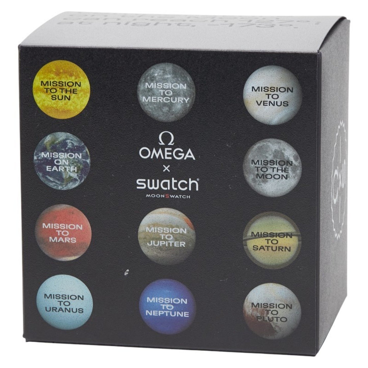 Omega X Swatch Moonswatch Mission To The Moon Watch So33M100 Quartz Movement Black Dial Ceramic