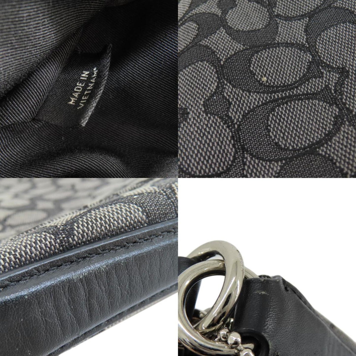 Coach F55365 Signature Shoulder Bag Canvas
