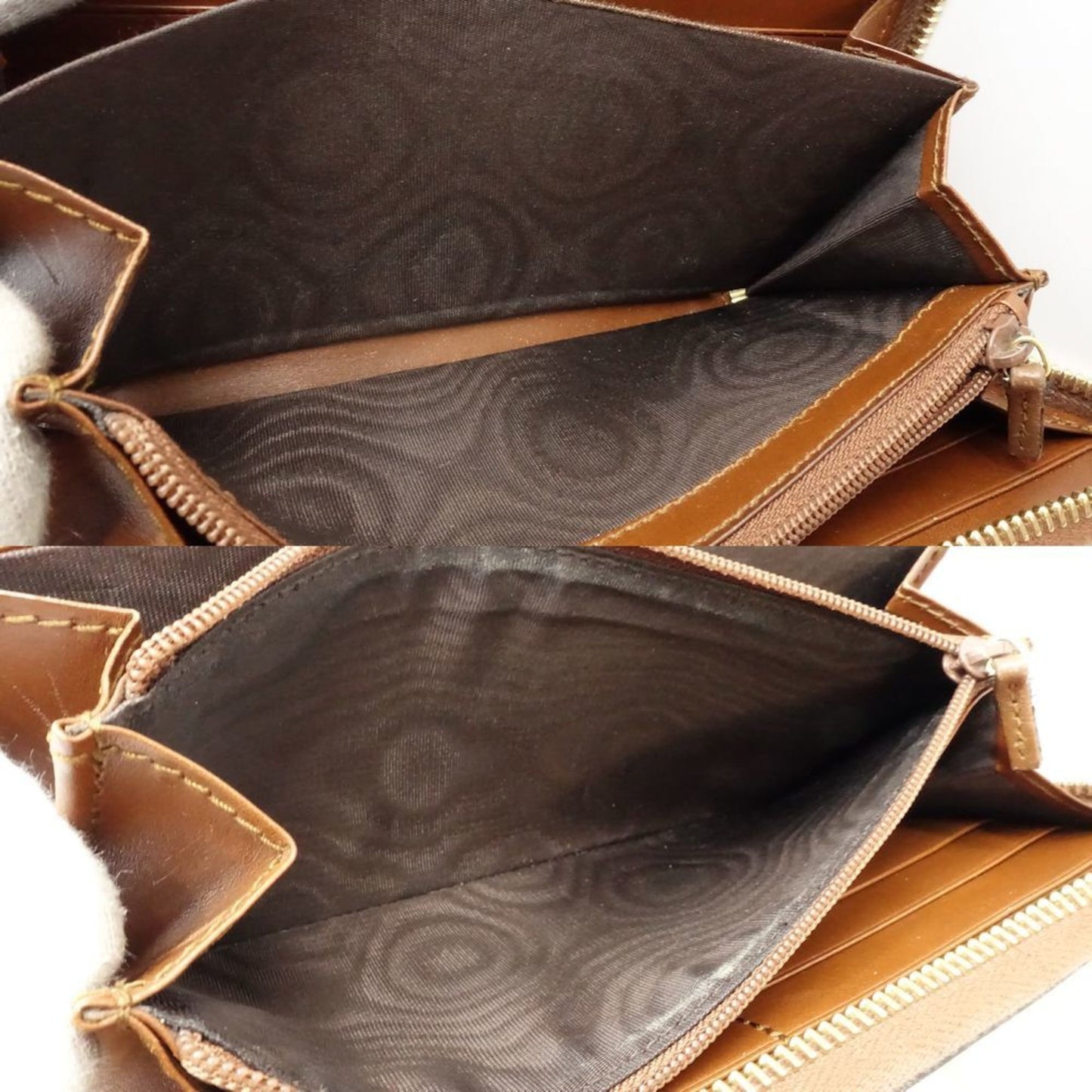 Gucci Gucci Long Wallet 410102 Round Gg Supreme Canvas Beige 181304