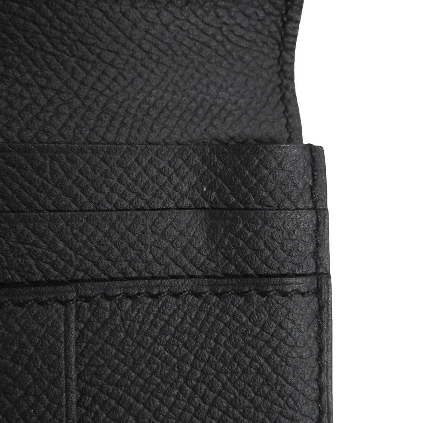 Hermes Herms Bearn Soufflet Long Wallet In Black