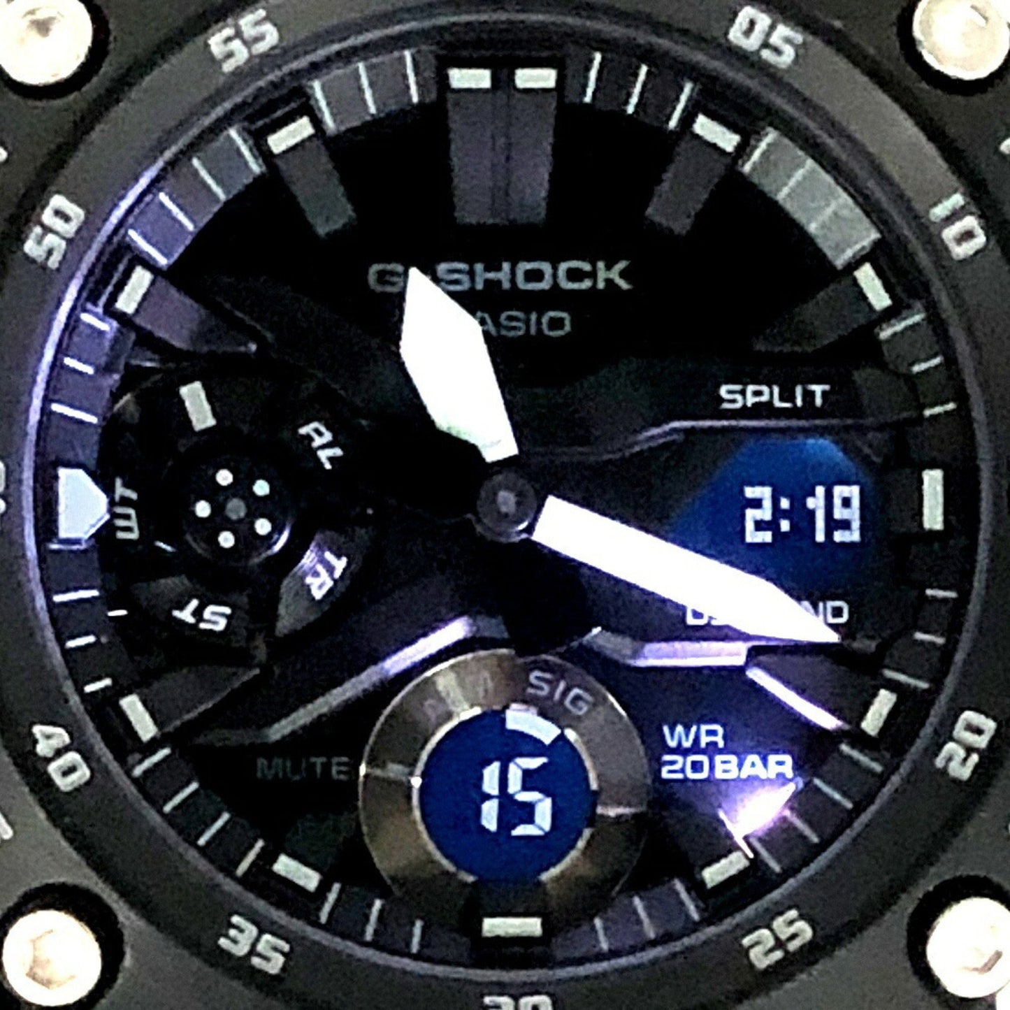 G-Shock Casio Ga-2000S-1A Watch With Carbon Core