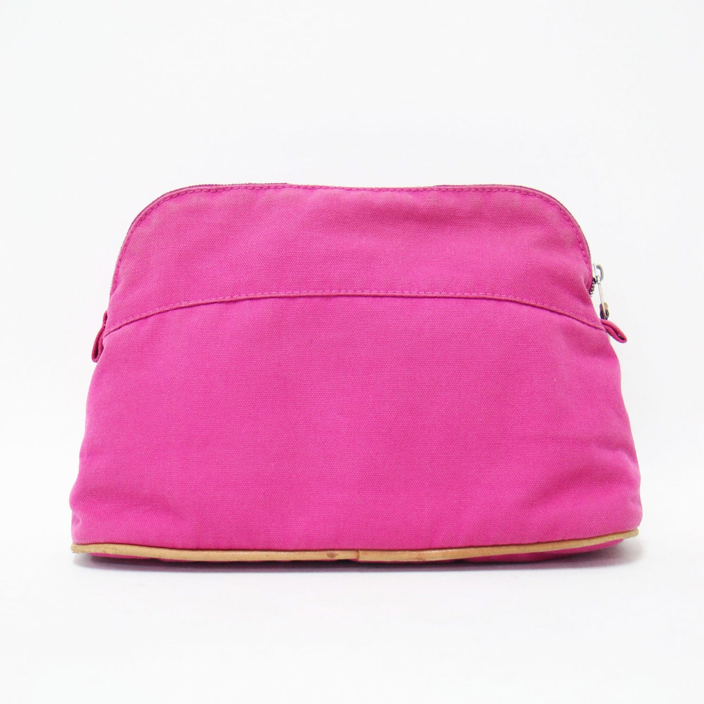 Hermes Bolide Pouch Mm Canvas Cotton Pink