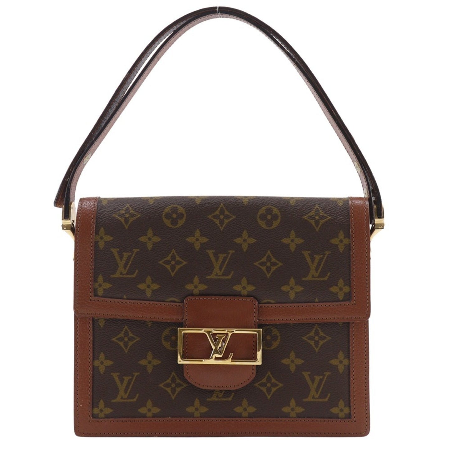 Louis Vuitton Sac Dauphine Shoulder Bag M51410 Monogram Canvas Brown A5 Flap