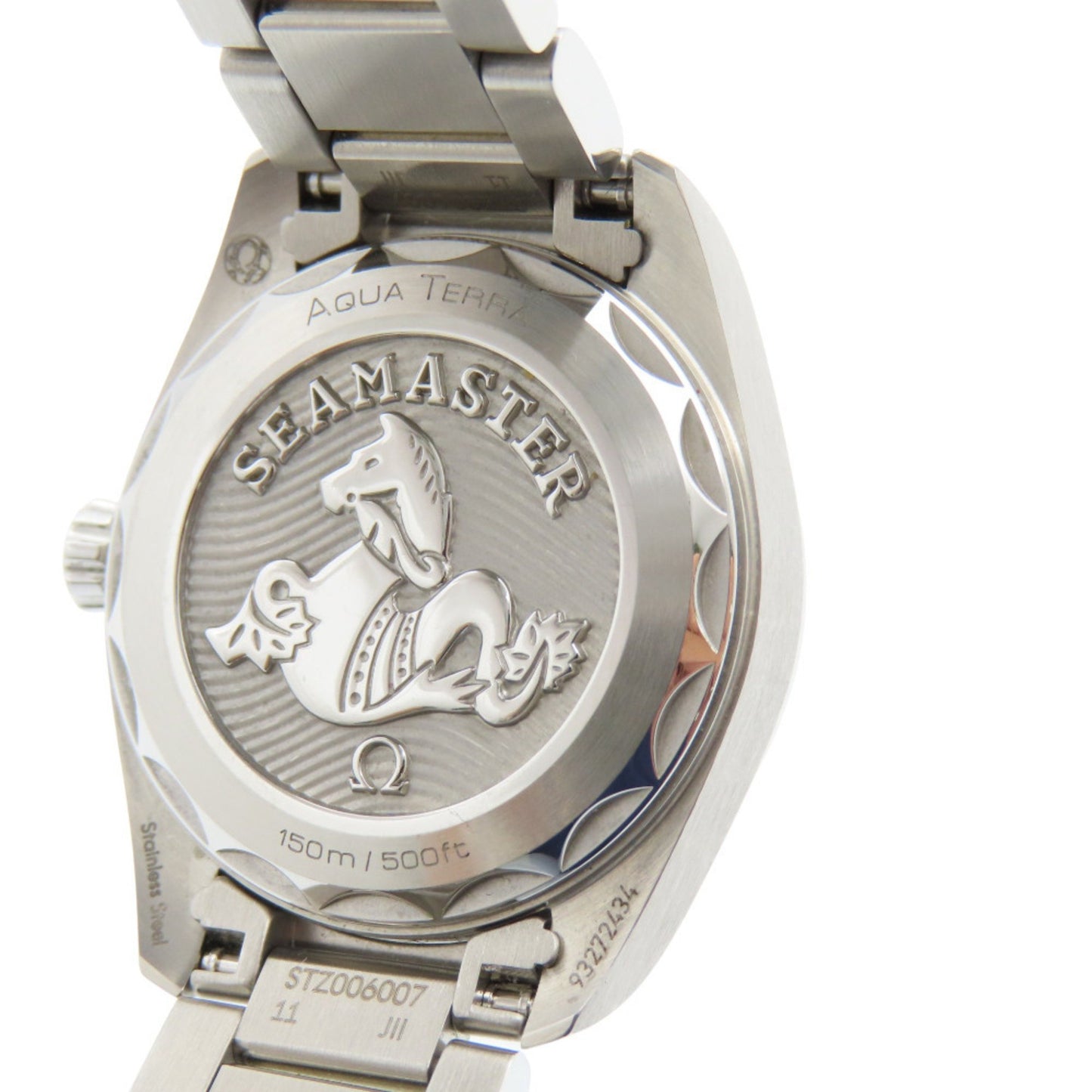 Omega Seamaster Aqua Terra 4-Piece Diamond Watch 220.10.28.60.60.001 Quartz Stainless Steel