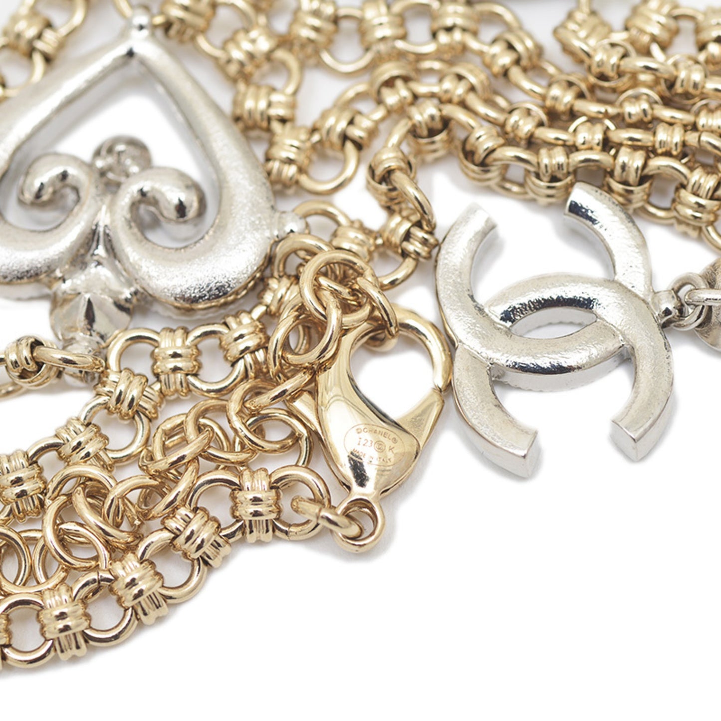 Chanel Necklace With Heart Motif