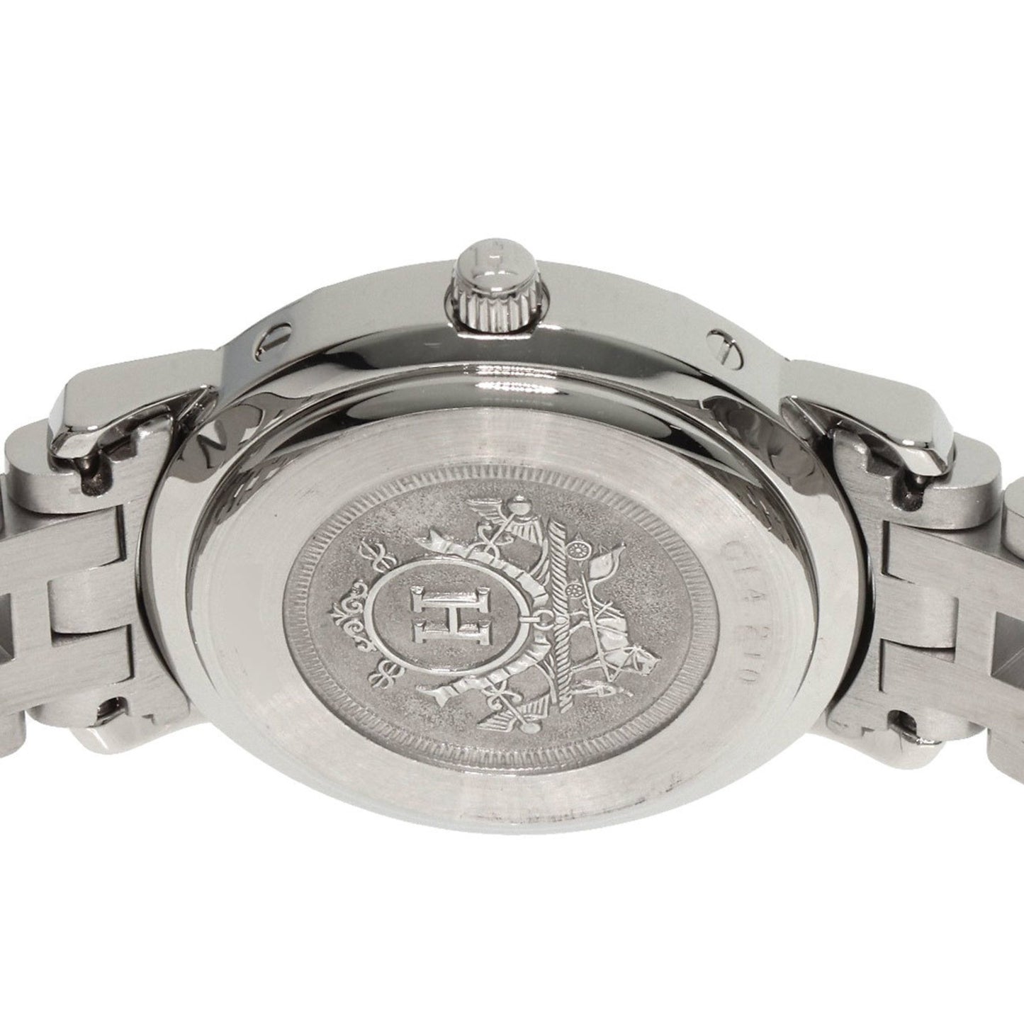 Hermes Cl4.210 Clipper Watch Stainless Steel Ss