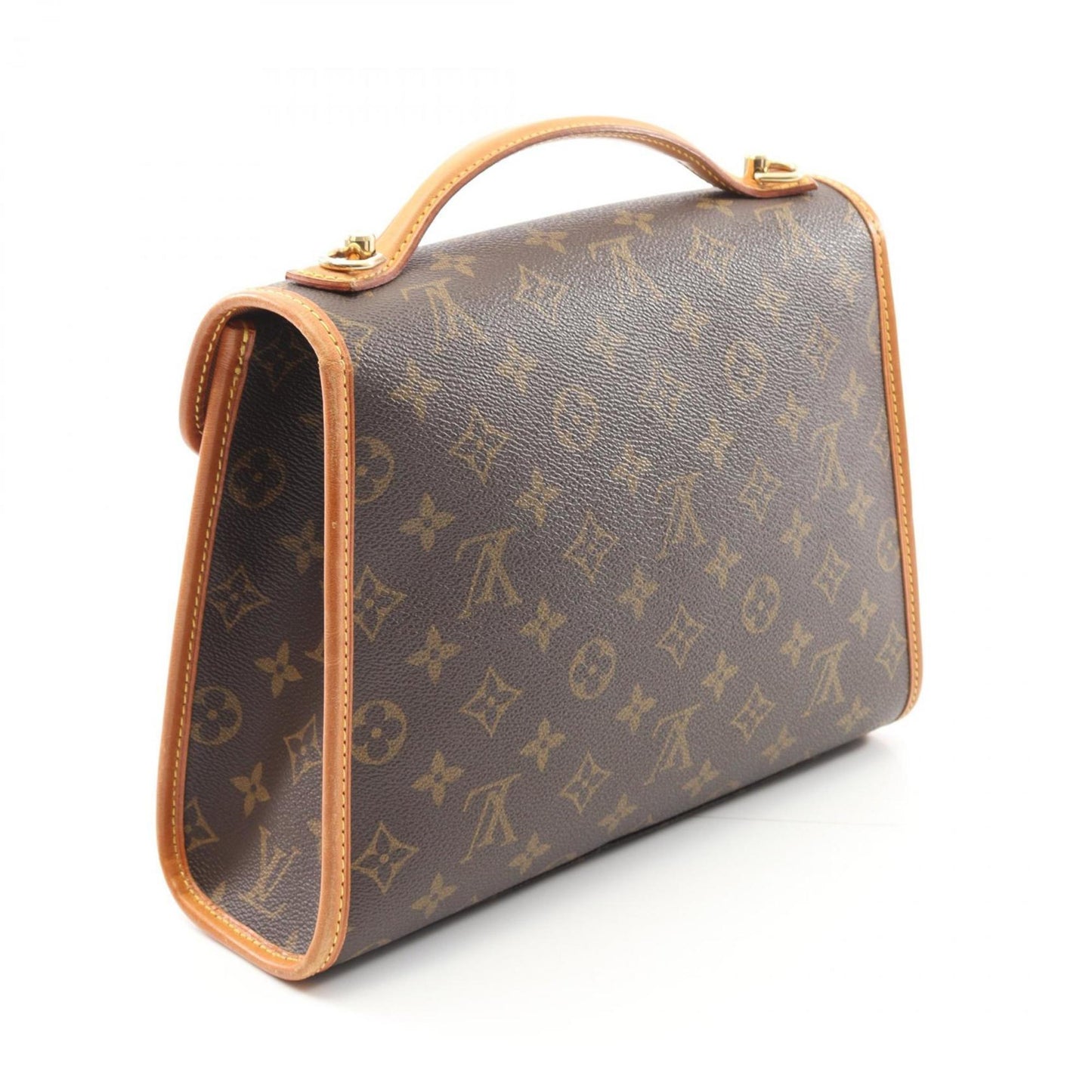 Louis Vuitton Bel Air Handbag Coated Canvas Leather Monogram