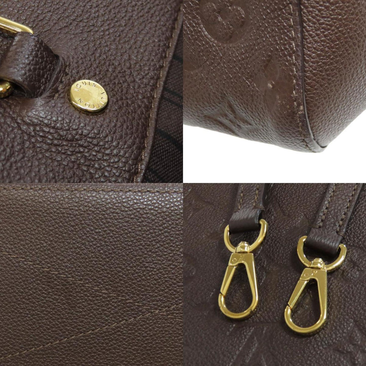 Louis Vuitton M41047 Montaigne Mm Handbag Empreinte