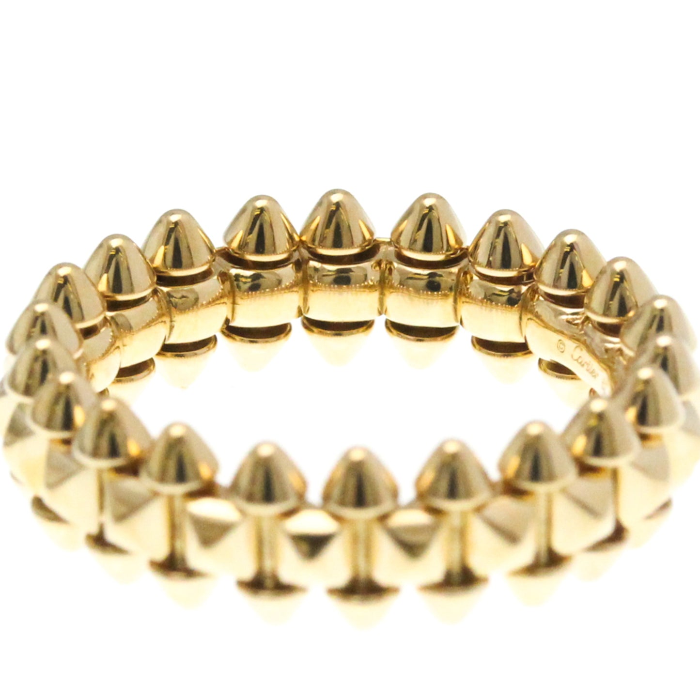 Cartier Crash De Cartier Ring Sm B4229852 Pink Gold (18K) Fashion No Stone Band Ring Pink Gold