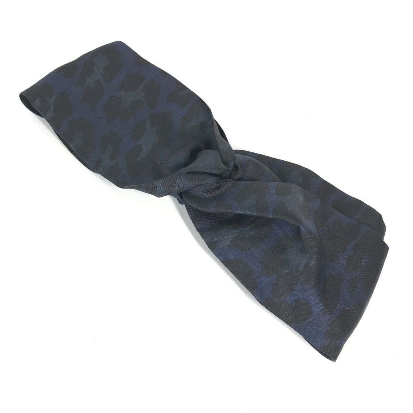 Christian Dior Dior Leopard Print Headband Hair Silk