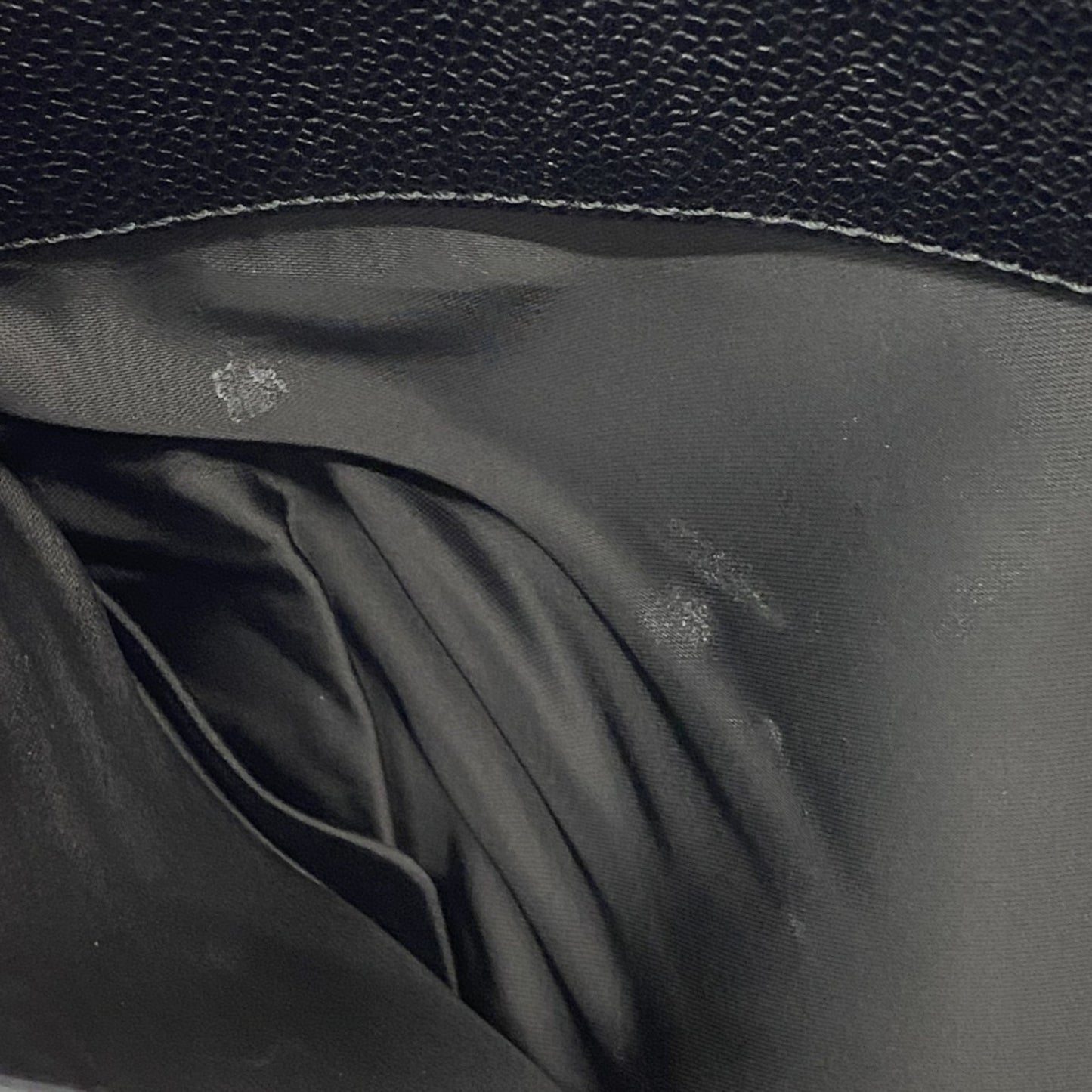 Chanel Shoulder Bag Chain Caviar Skin Black