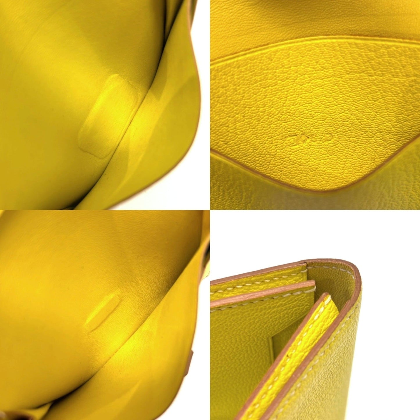 Leather Hermes Card Case Chevre