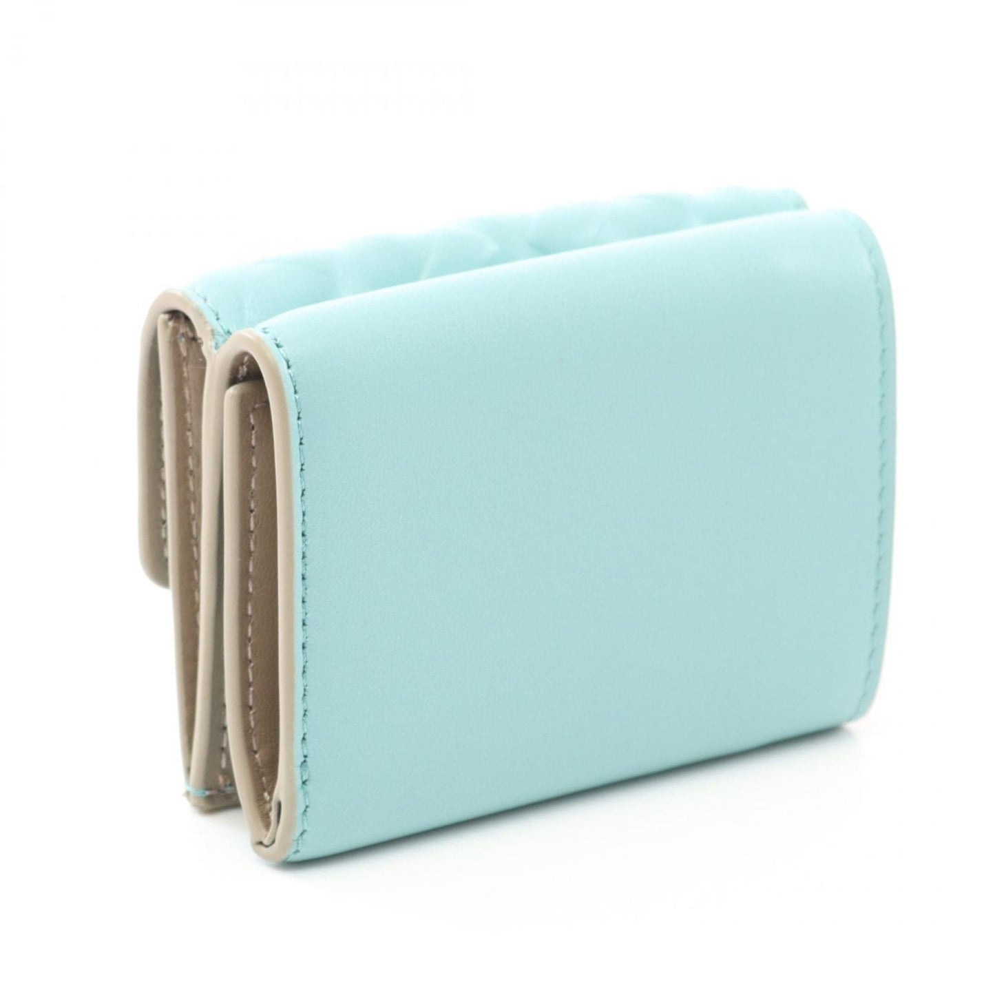 Fendi Baguette Tri-Fold Wallet Leather