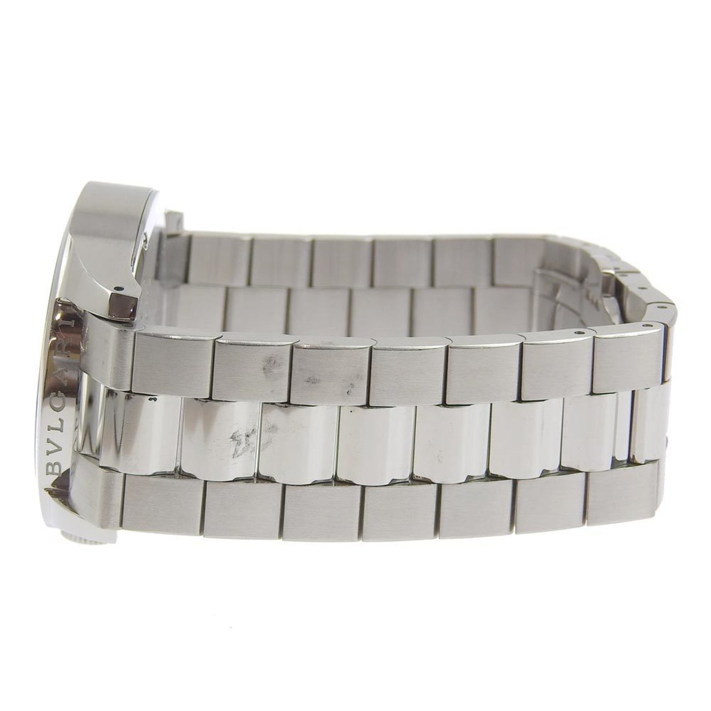 Bvlgari Solotempo St37S Stainless Steel Silver Quartz Analog Display