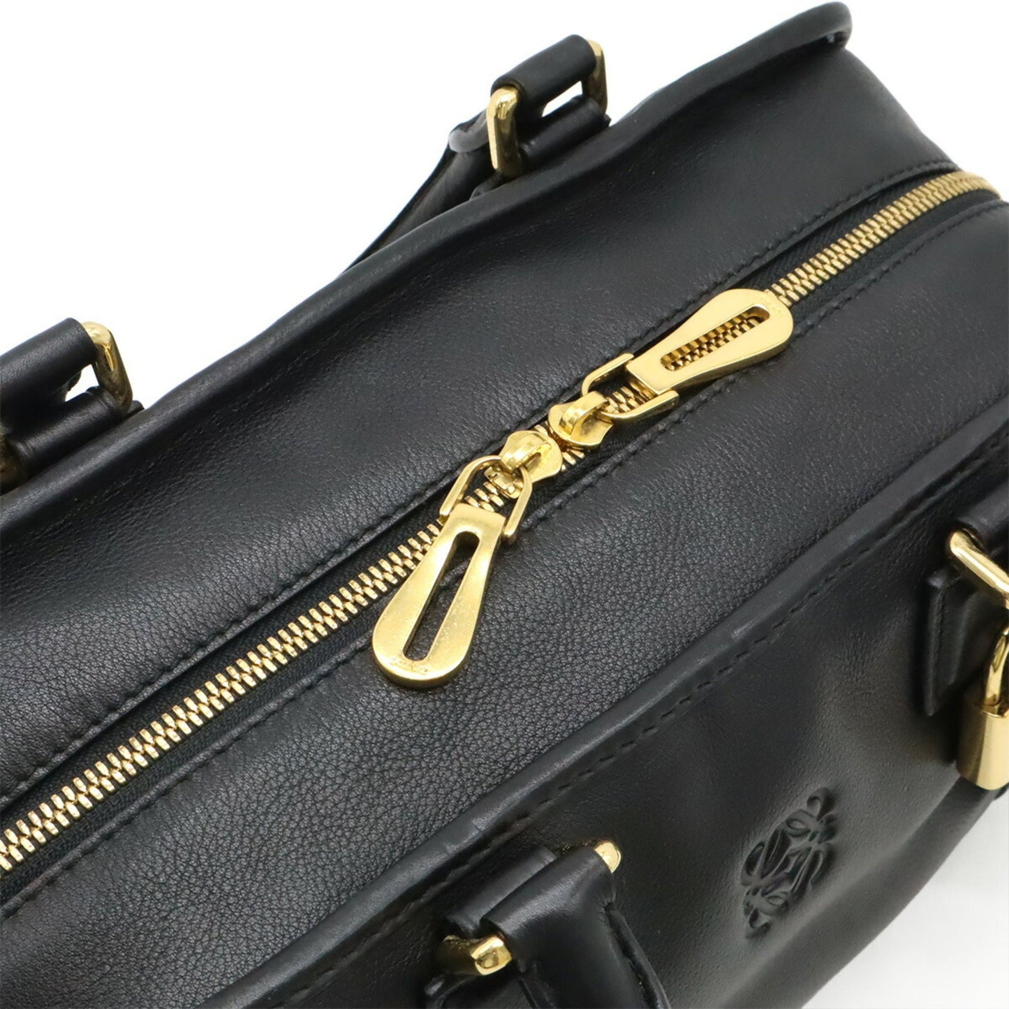 Loewe Amazona 28 Anagram Handbag In Black Leather