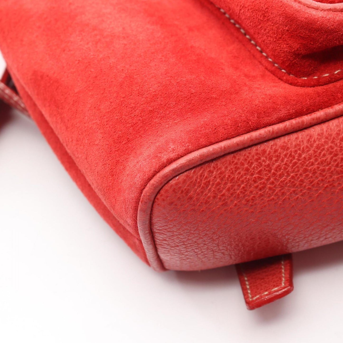 Gucci Bamboo Backpack Bag In Suede And Leather