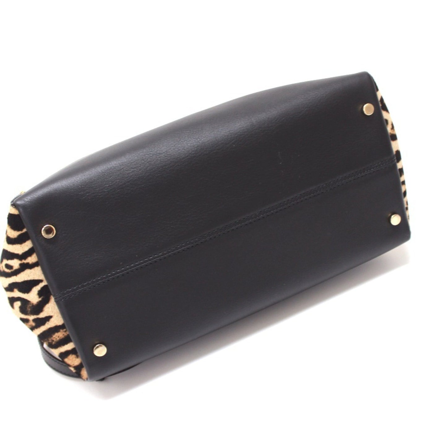 Jimmy Choo Leopard Handbag Shoulder Bag Leather Pony