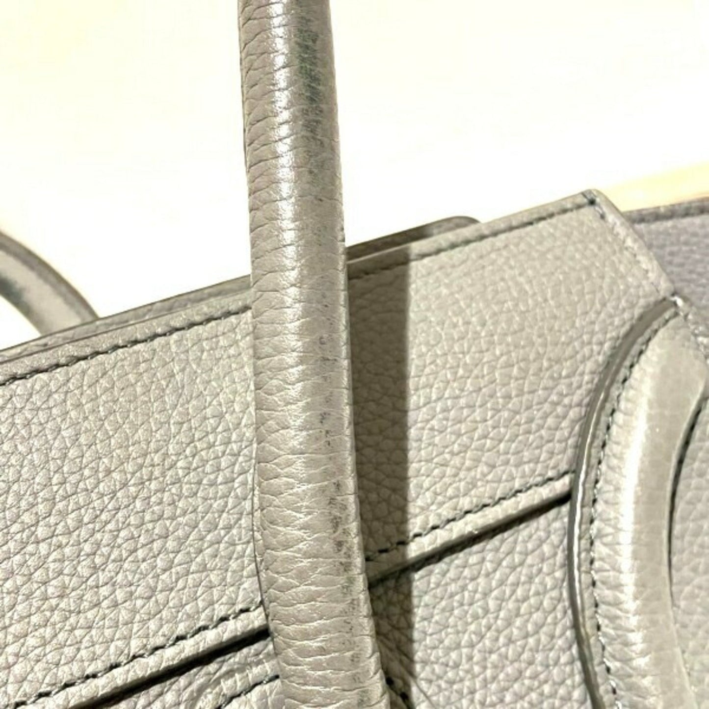 Celine Luggage Micro Shopper Bag Handbag Tote