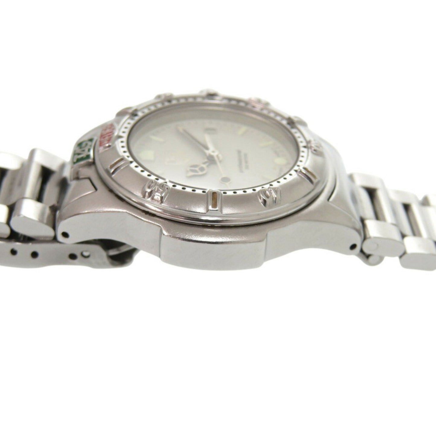 Tag Heuer 999.708 Professional 200M Stainless Steel Cream Silver Quartz Watch 1909