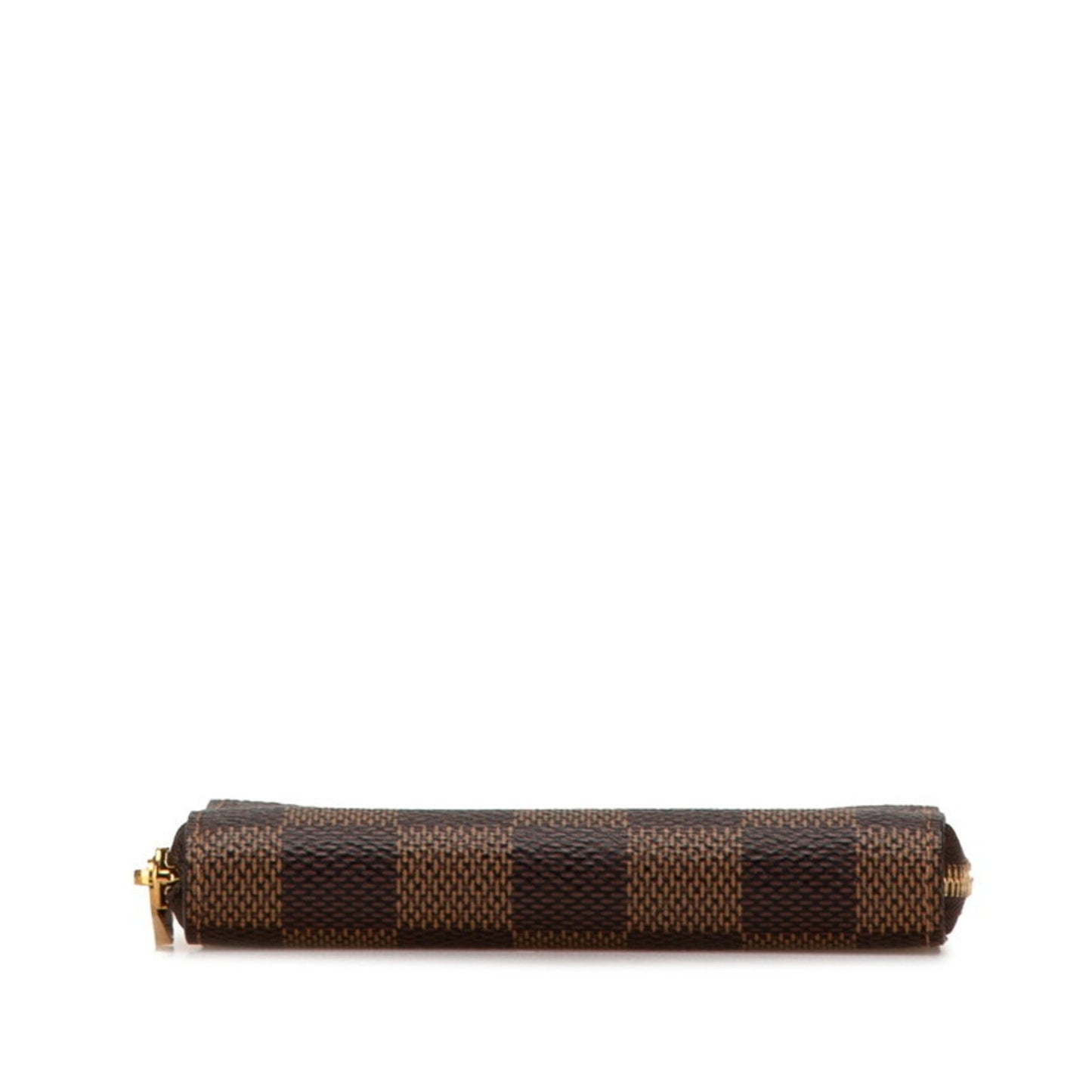 Louis Vuitton Damier Zippy Coin Purse Case N63070 Brown Pvc