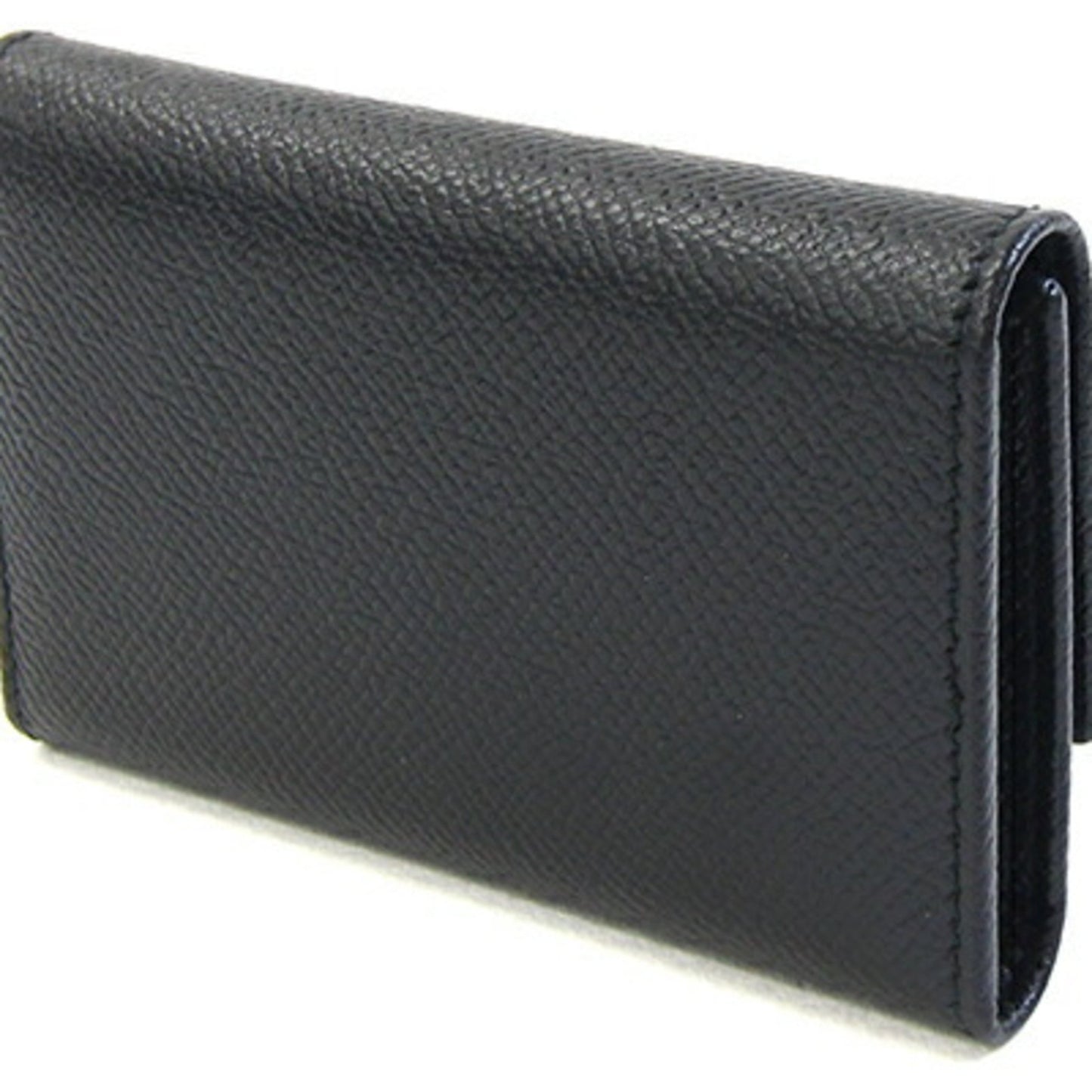 Bvlgari 6-Ring Key Case 20234 Black Leather