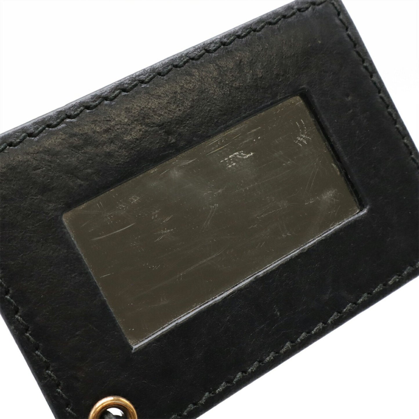 Balenciaga Giant Hip Shoulder Bag/Pochette Leather Black/Grey 237203