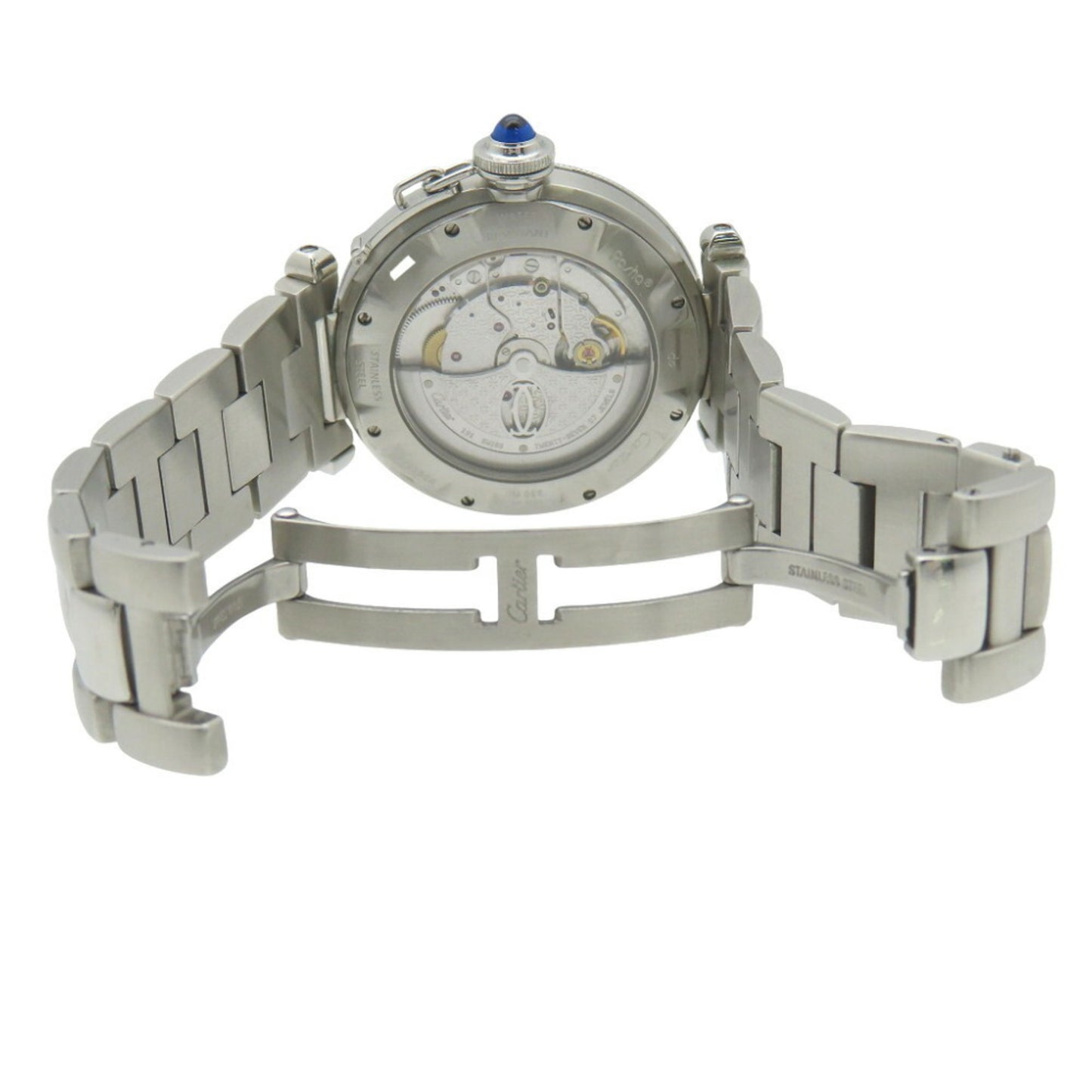 Cartier Pasha Convex Grid W31059H3 Automatic Watch