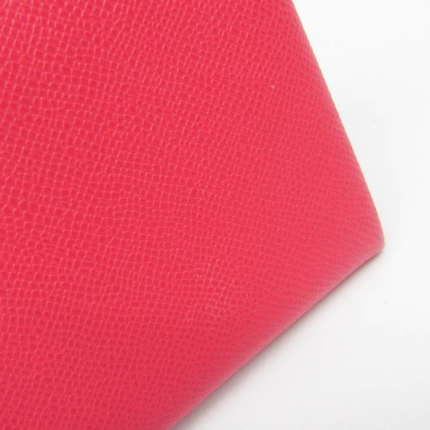 Hermes Calvi Duo Leather Card Case Ruby