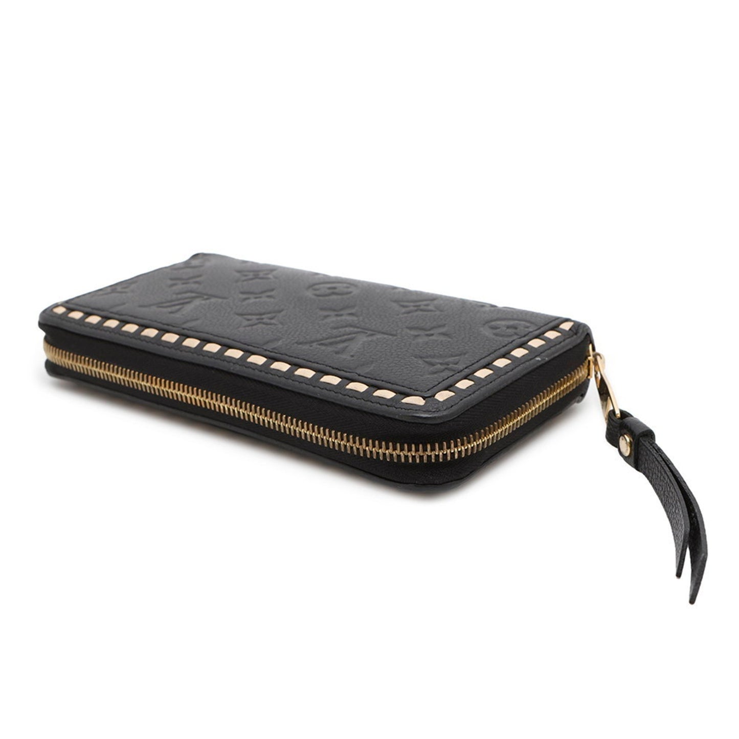 Louis Vuitton Long Wallet Monogram Empreinte Zippy M64805 Louis Vuitton Black