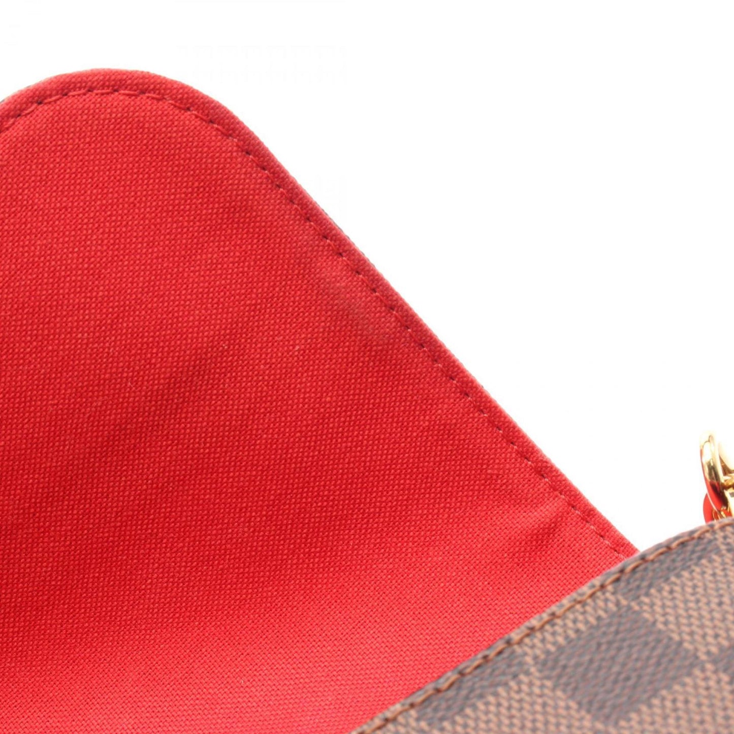 Louis Vuitton Favorite Mm Handbag Coated Canvas Leather Damier