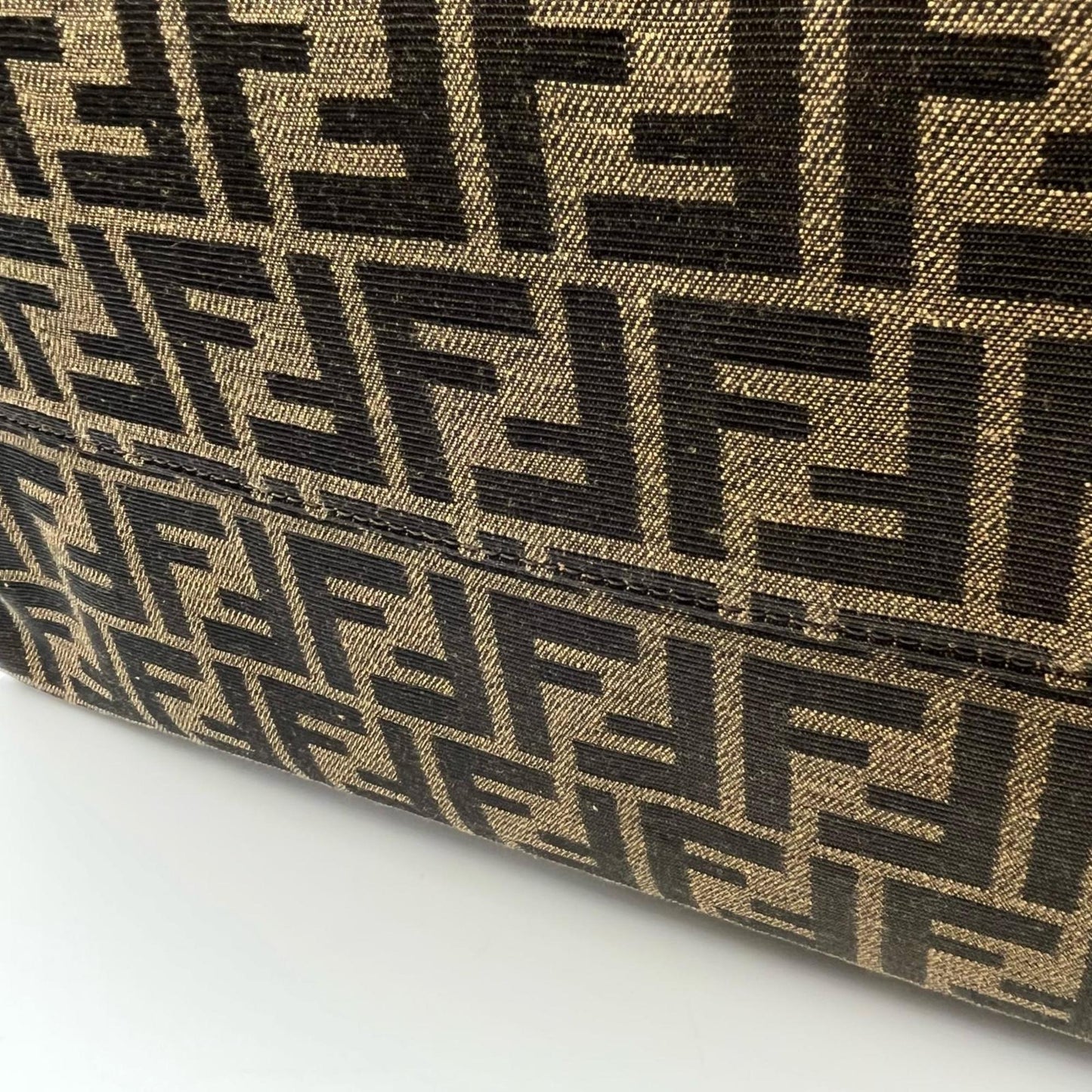 Fendi X Frgmt Pokmon Brown Ff Fabric Tote Bag 8Bh357 Canvas