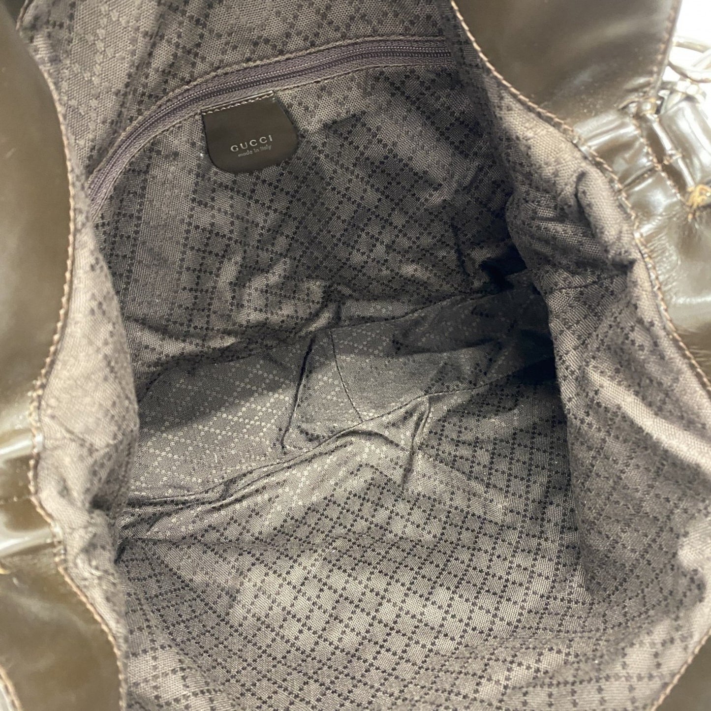 Gucci Bamboo Handbag 001 2058 1577 5 Nylon Brown
