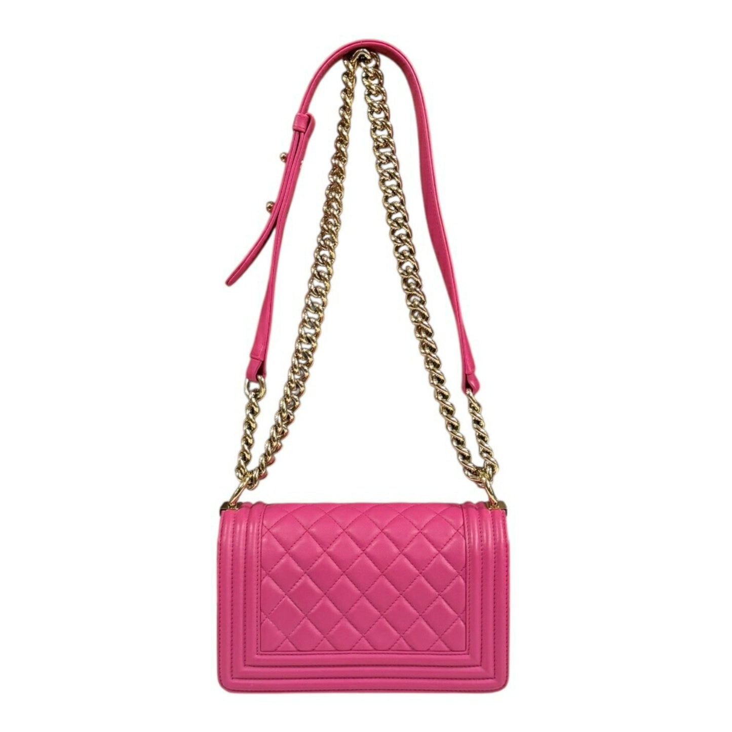 Chanel Boy Shoulder Bag Leather A67085 Pink