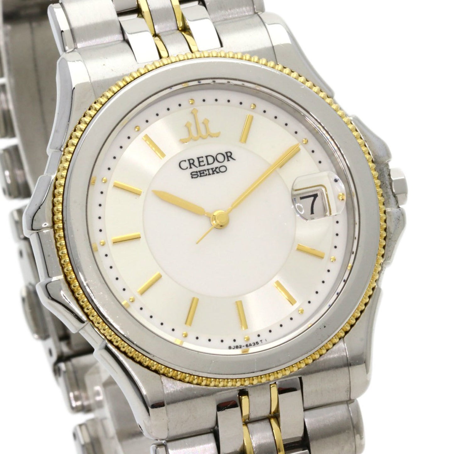Seiko Gcax988 8J82-6A30 Credor Watch Stainless Steel Ssxk18Yg