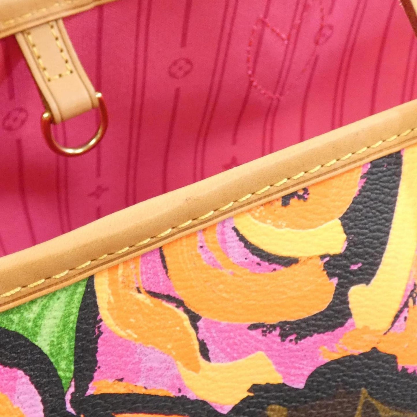 Louis Vuitton Monogram Rose (Stephen Sprouse) Neverfull Mm M48613 Bag